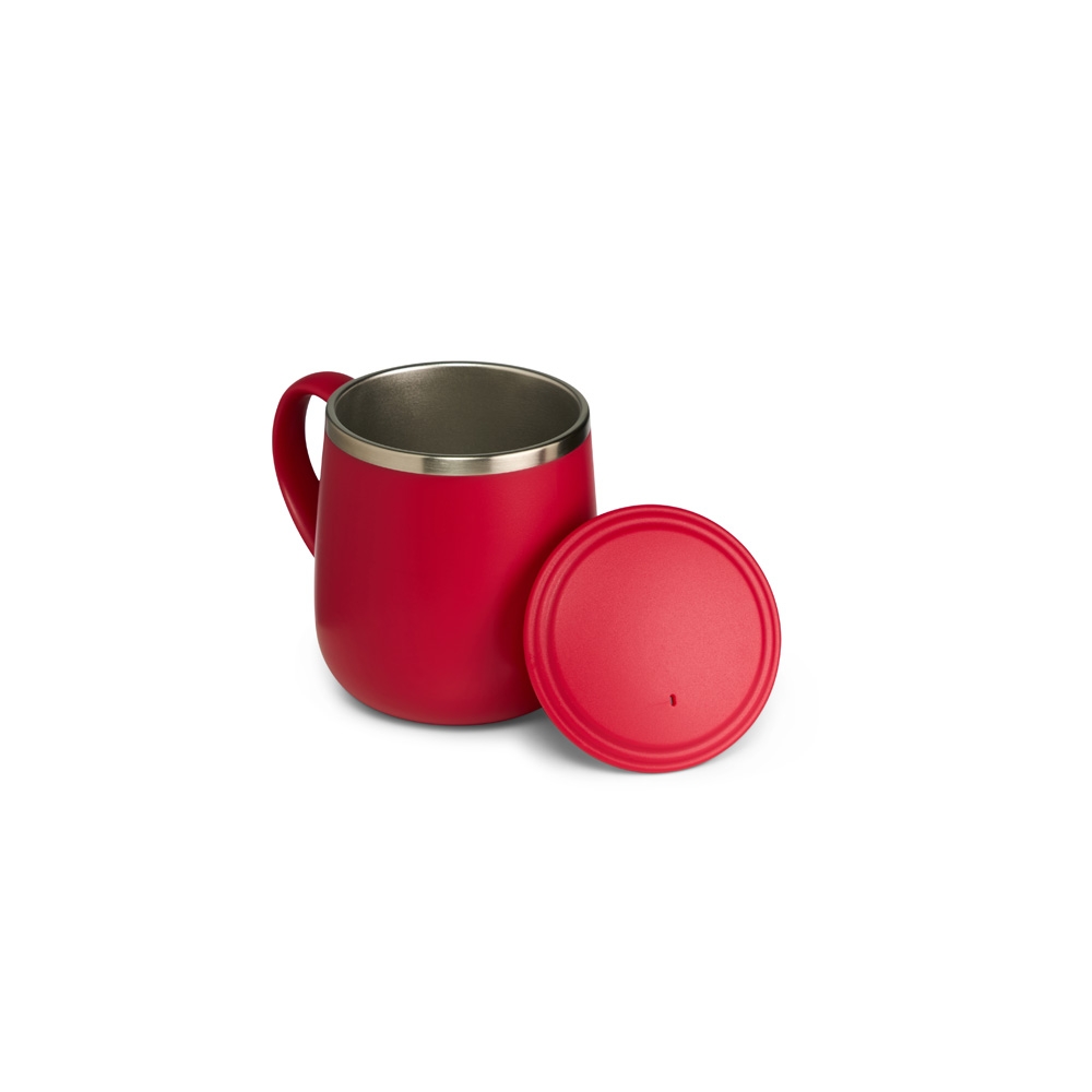 CANECA PAREDE DUPLA 370ML personalizada — Garrafa — detalhe de personalização