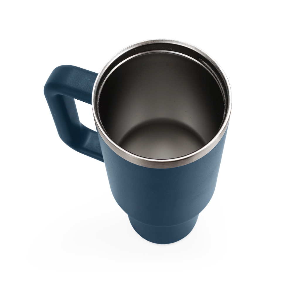 CANECA TÉRMICA 1,2L personalizada — Garrafa — aplicação em uso