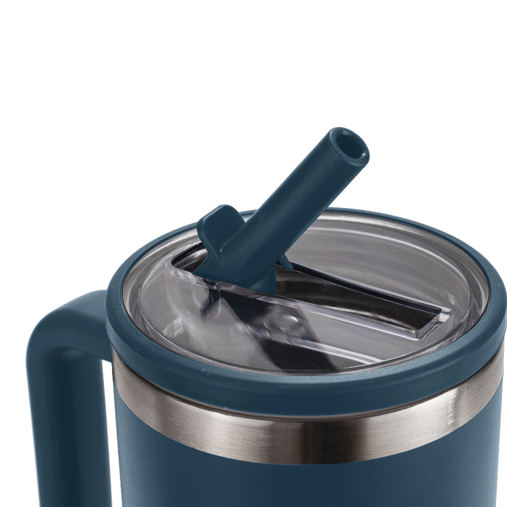 CANECA TÉRMICA 1,2L personalizada — Garrafa — detalhe do zíper