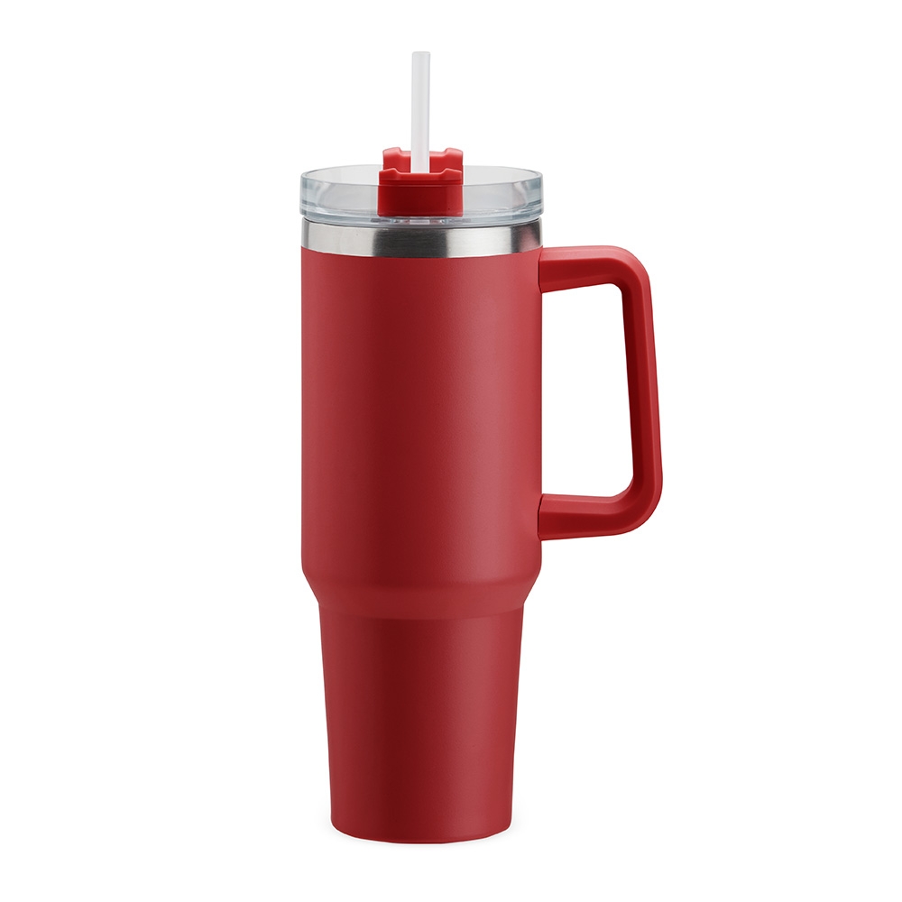 CANECA TÉRMICA 1,2L personalizada — Garrafa — detalhe do zíper
