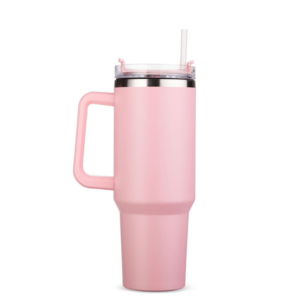 CANECA TÉRMICA 1,2L personalizada — Canecas — detalhe de costura e acabamento