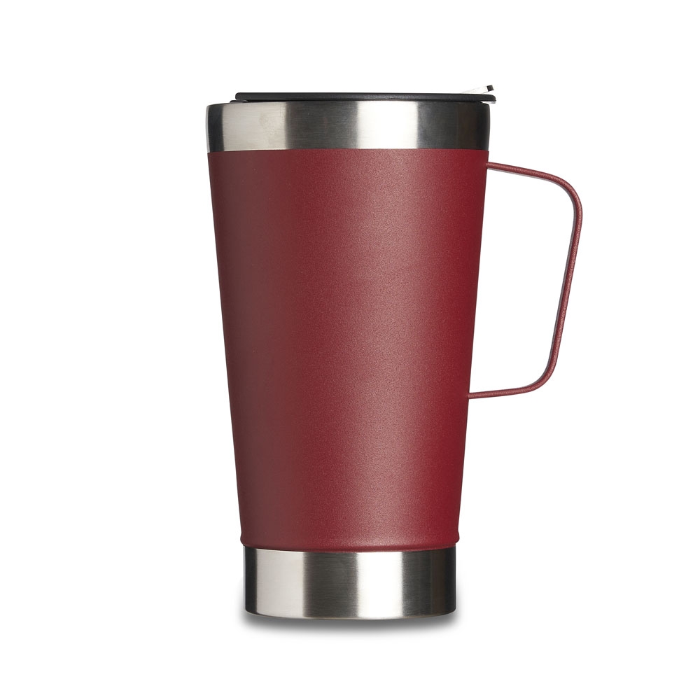 CANECA TÉRMICA 500ML *LISA C/ ABRIDOR personalizada — Canecas — vista lateral