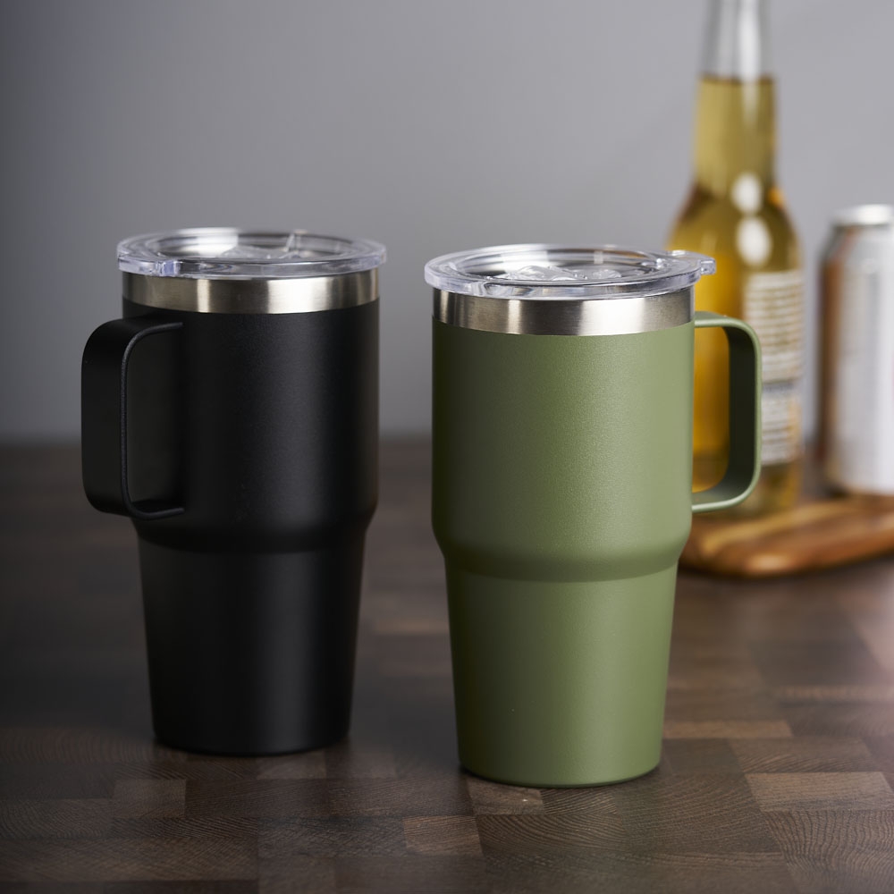CANECA TÉRMICA 700ML personalizada — Canecas — detalhe de costura e acabamento