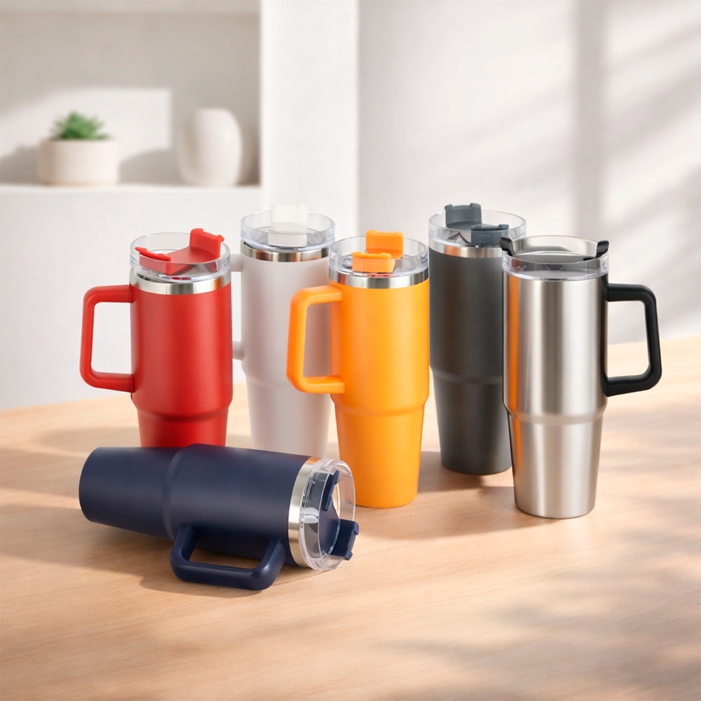 CANECA TÉRMICA 900ML personalizada — Canecas — vista lateral
