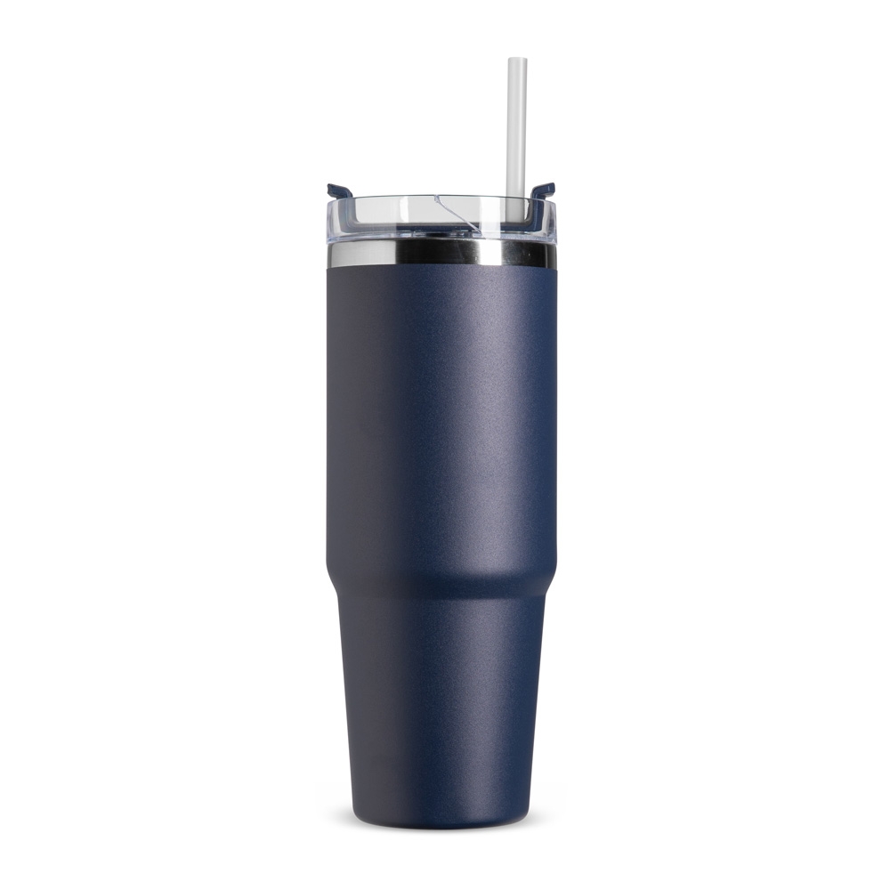 CANECA TÉRMICA 900ML personalizada — Canecas — detalhe de costura e acabamento