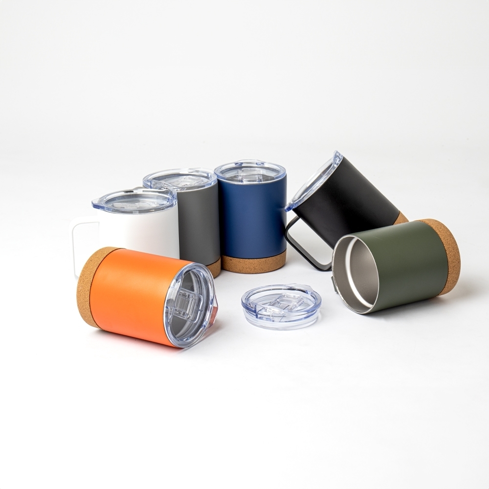 foto do produto CANECA TÉRMICA COM CORTIÇA DE 400ML