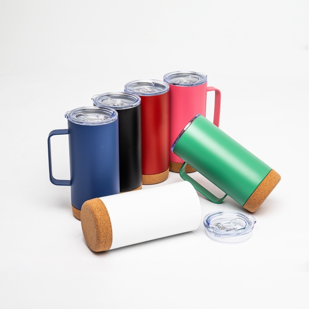 foto do produto CANECA TÉRMICA COM CORTIÇA DE 500ML