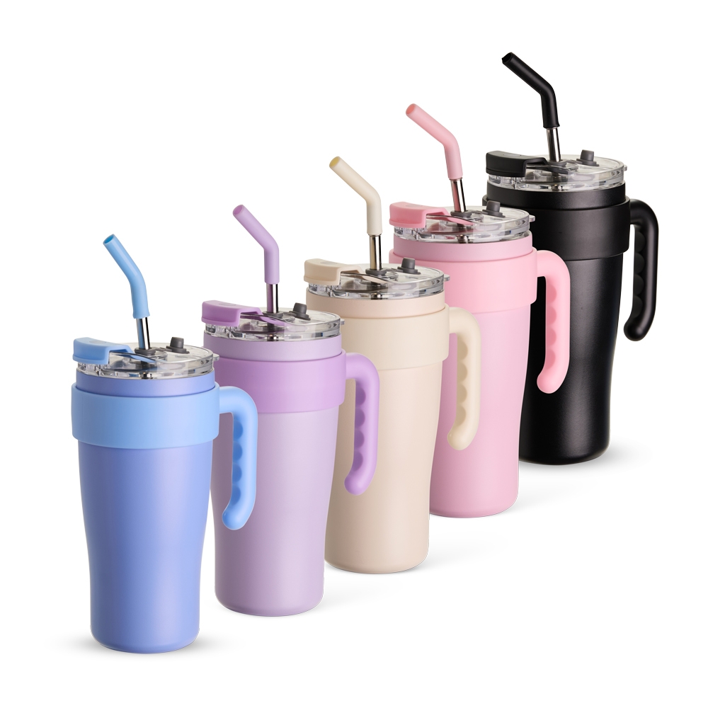 CANECA TÉRMICA INOX 800ML personalizada — Canecas — vista lateral