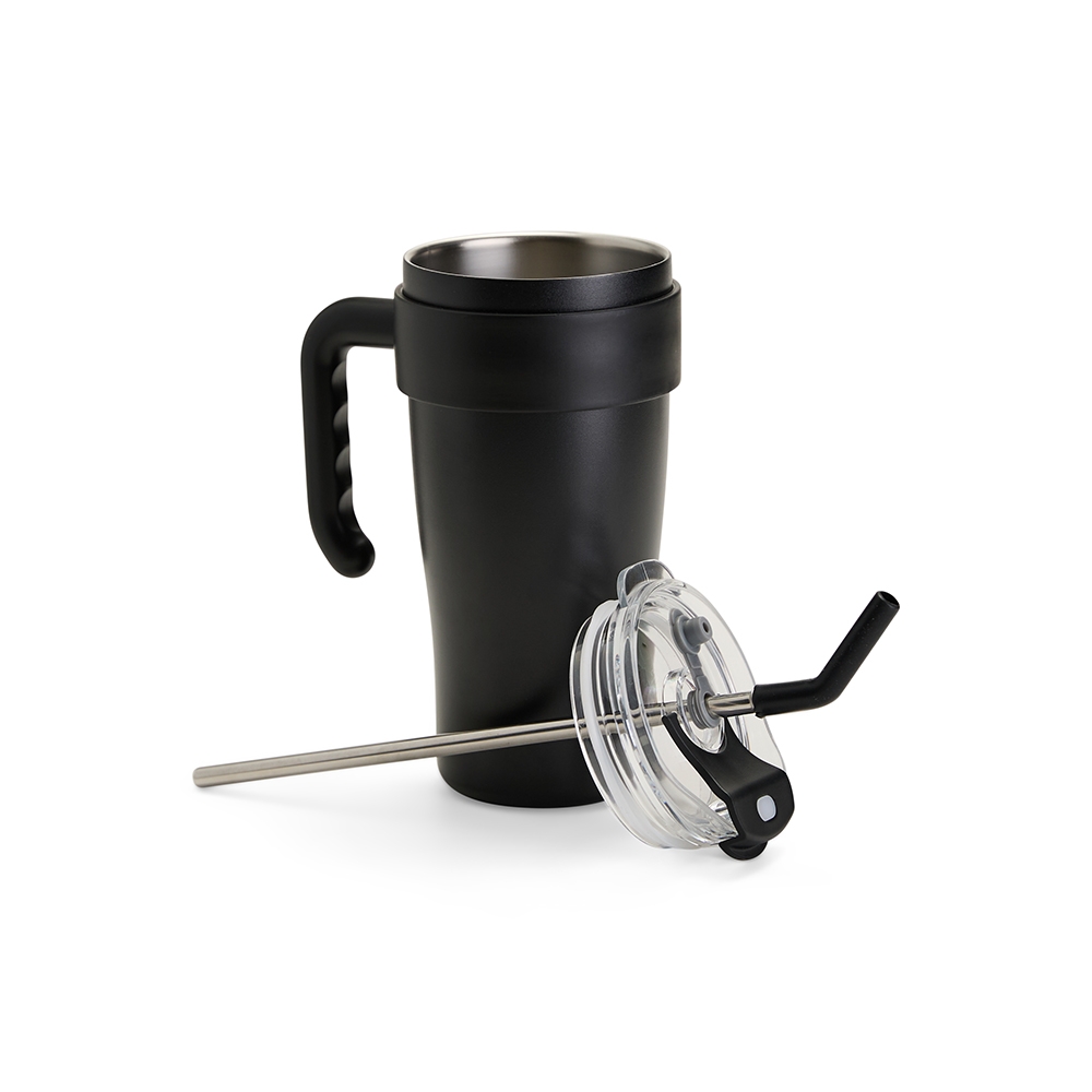 CANECA TÉRMICA INOX 800ML personalizada — Canecas — vista posterior