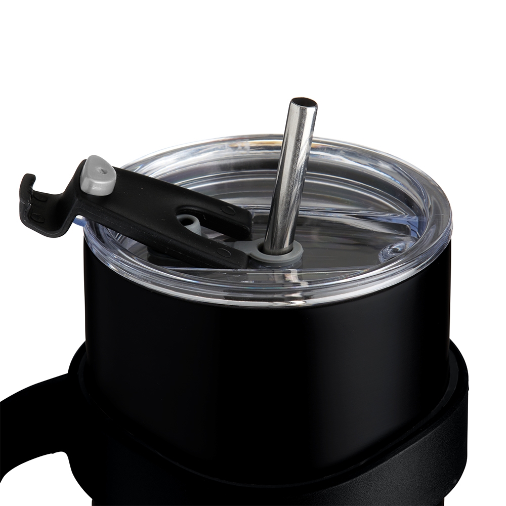 CANECA TÉRMICA INOX 800ML personalizada — Canecas — detalhe de costura e acabamento