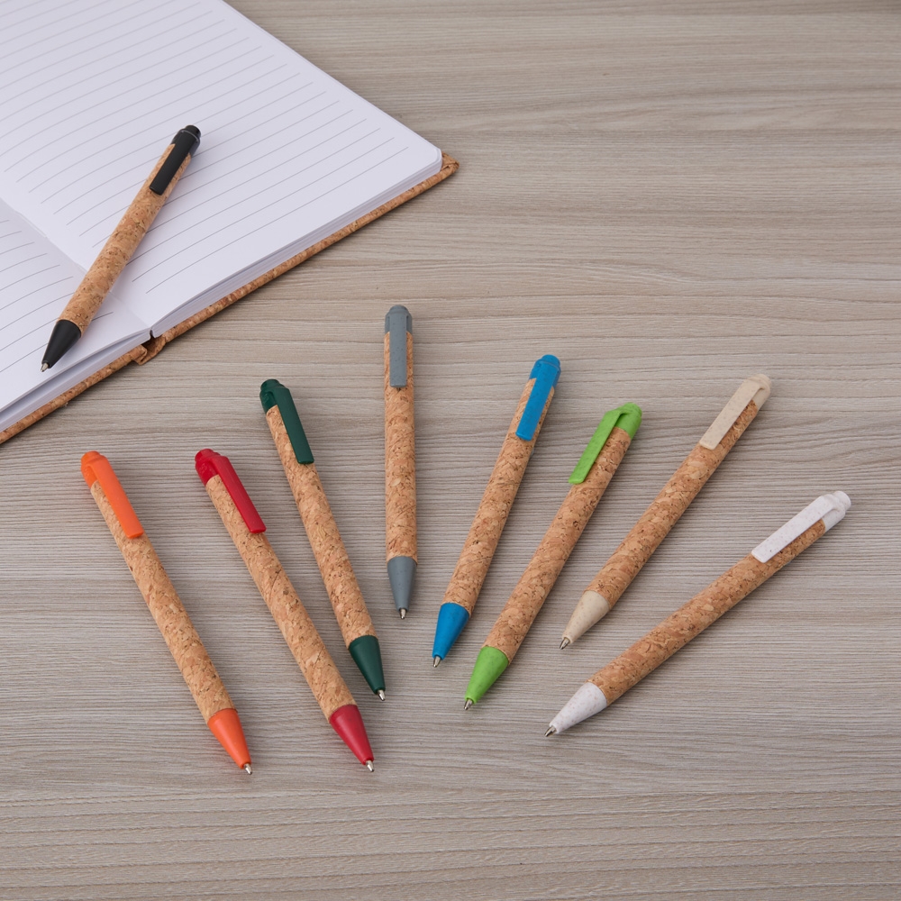 CANETA DE CORTIÇA personalizada — Canetas — detalhe de personalização