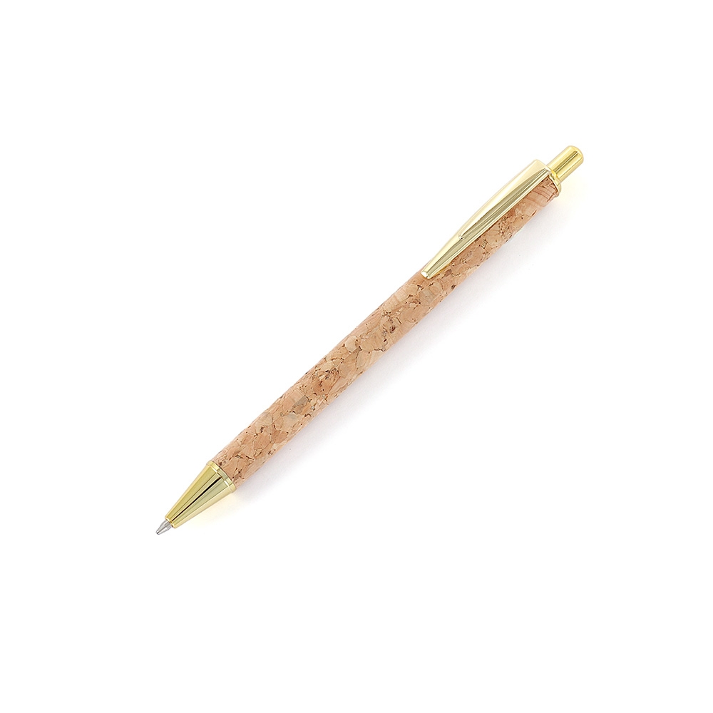 CANETA METAL E CORTIÇA personalizada — Canetas e escrita — vista lateral