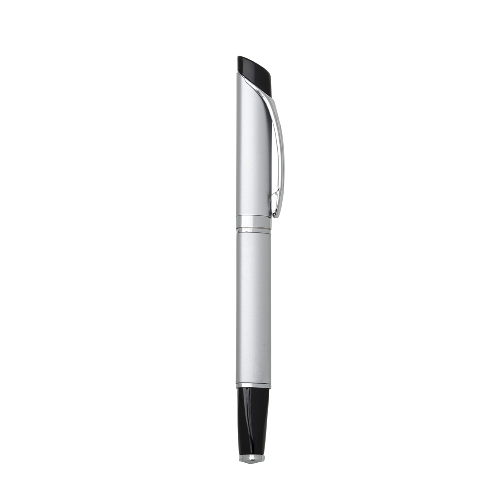 foto do produto CANETA METAL ESFERO TRIANGULAR DET PRETO