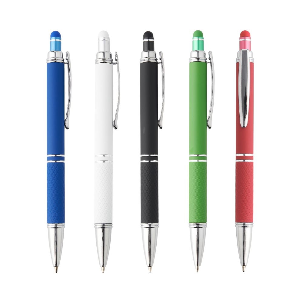 CANETA METAL TOUCH personalizada — Canetas — vista frontal