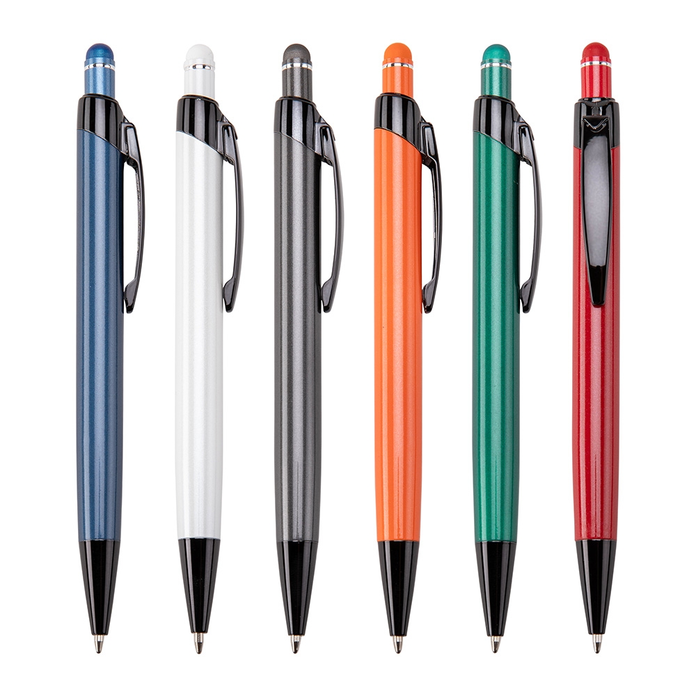 CANETA METAL TOUCH personalizada — Canetas — vista lateral