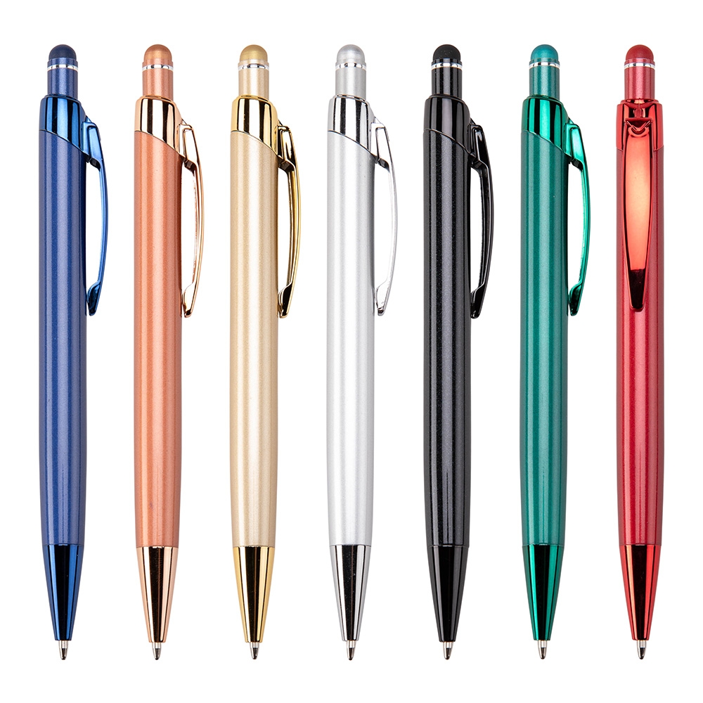 CANETA METAL TOUCH personalizada — Canetas — vista lateral