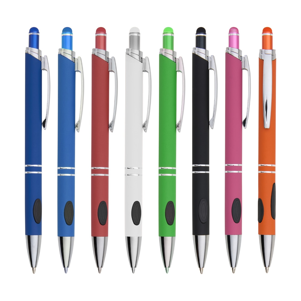 CANETA METAL TOUCH personalizada — Canetas — vista frontal