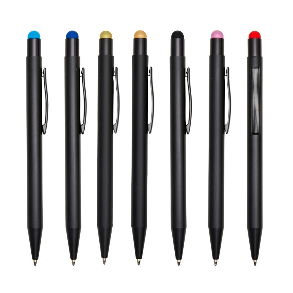 CANETA METAL TOUCH personalizada — Canetas — vista lateral