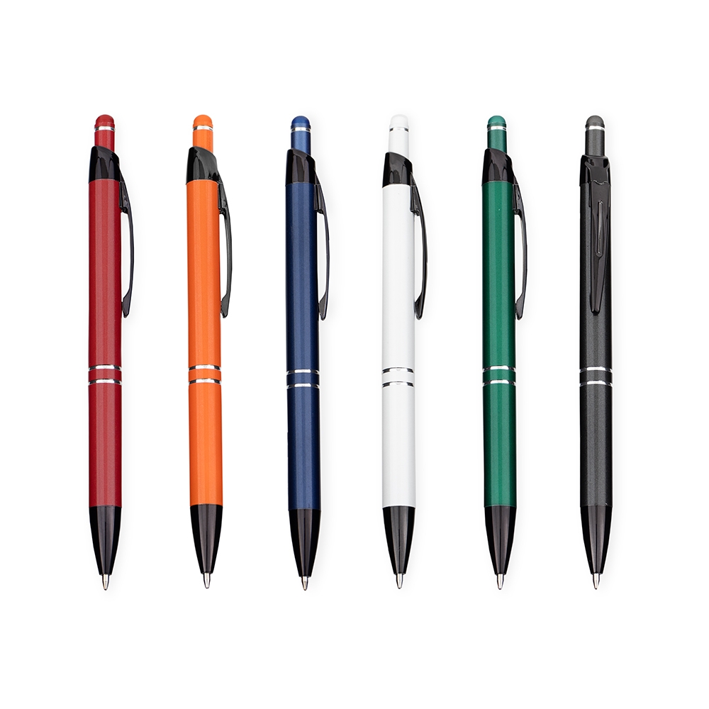 CANETA METAL TOUCH personalizada — Canetas — detalhe de personalização