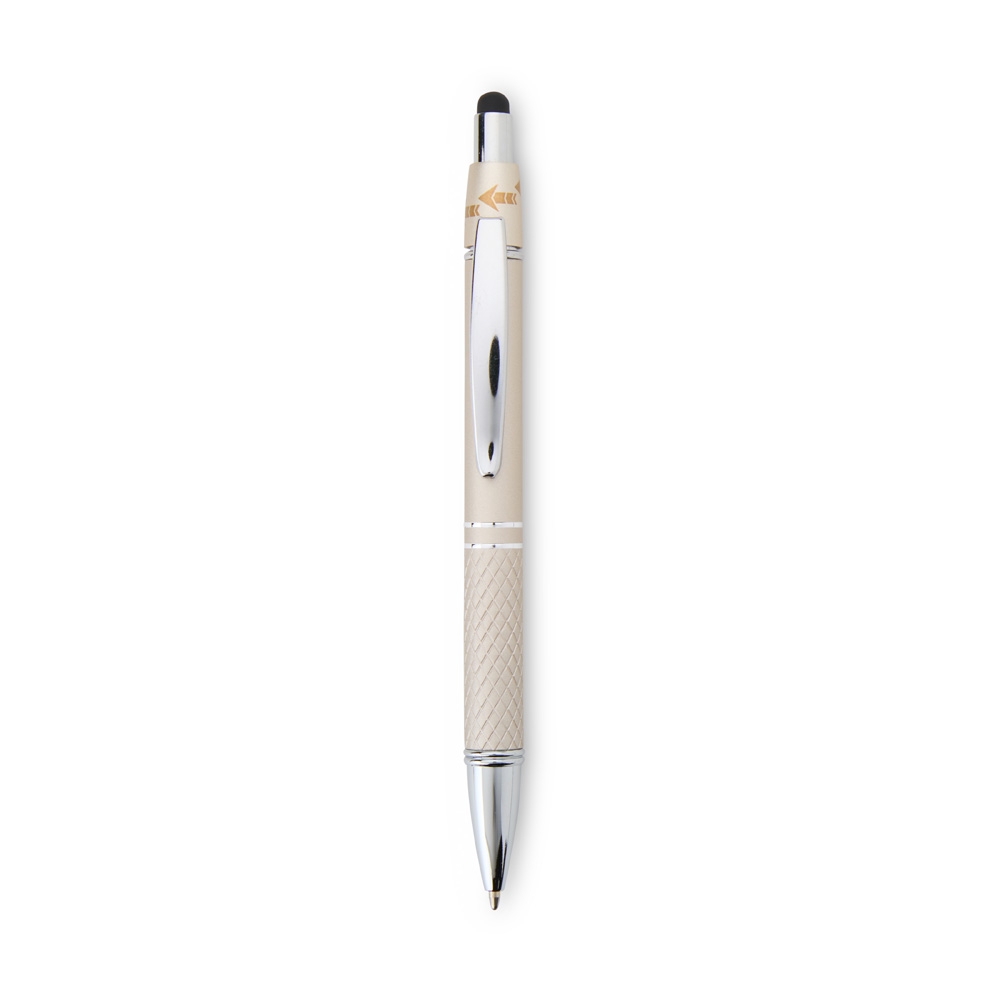 CANETA METAL TOUCH ANTIESTRESSE personalizada — Canetas — vista lateral