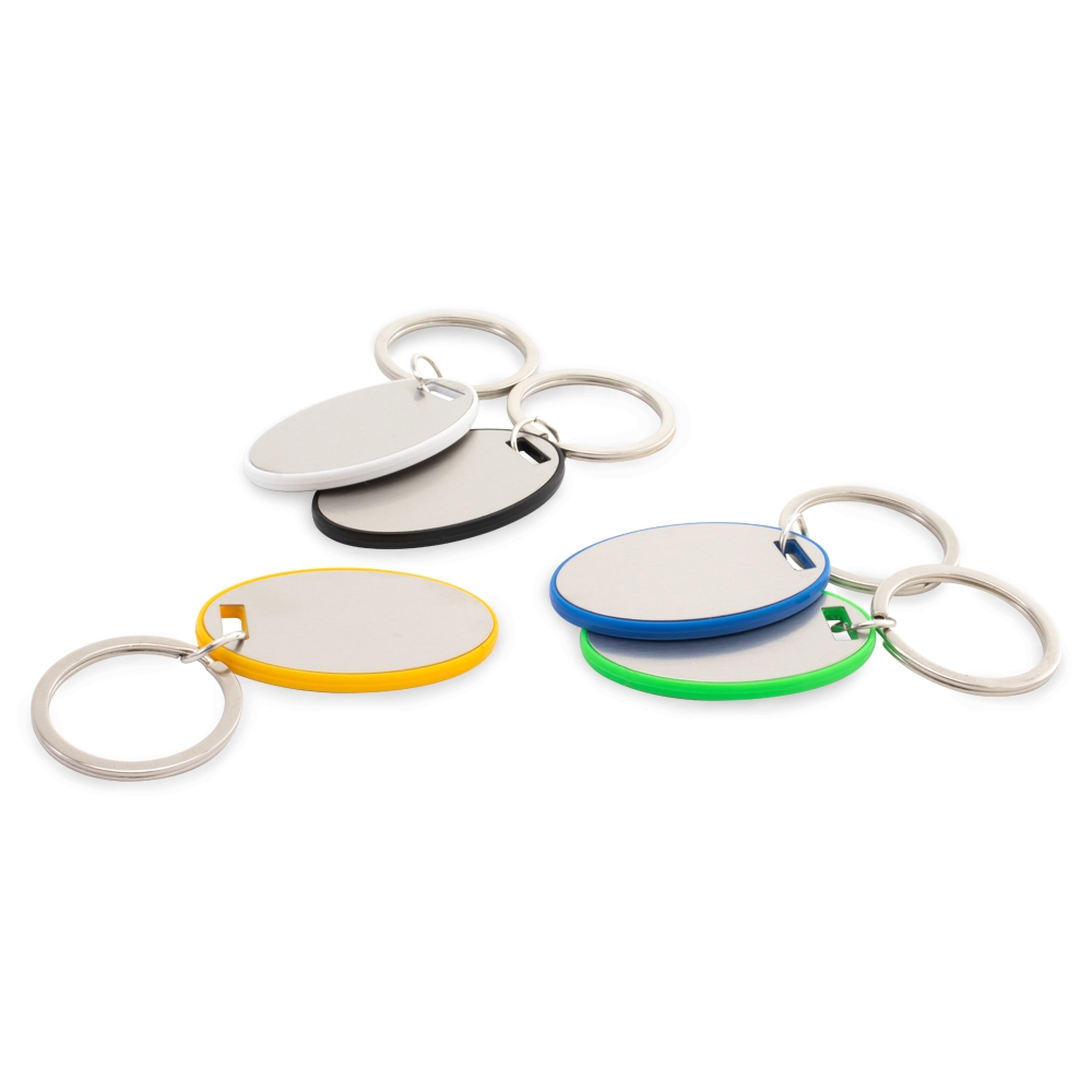 foto do produto CHAVEIRO OVAL PLASTICO/METAL