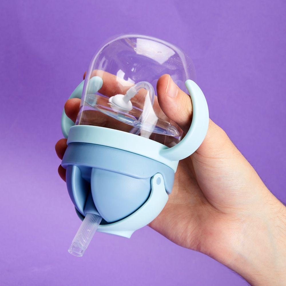 COPO DE TRANSIÇÃO INFANTIL 350ML personalizada — Copos — vista posterior