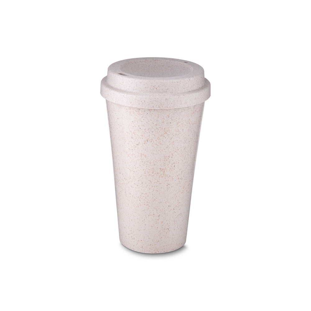 foto do produto COPO FIBRA DE ARROZ C/ TAMPA 550ML