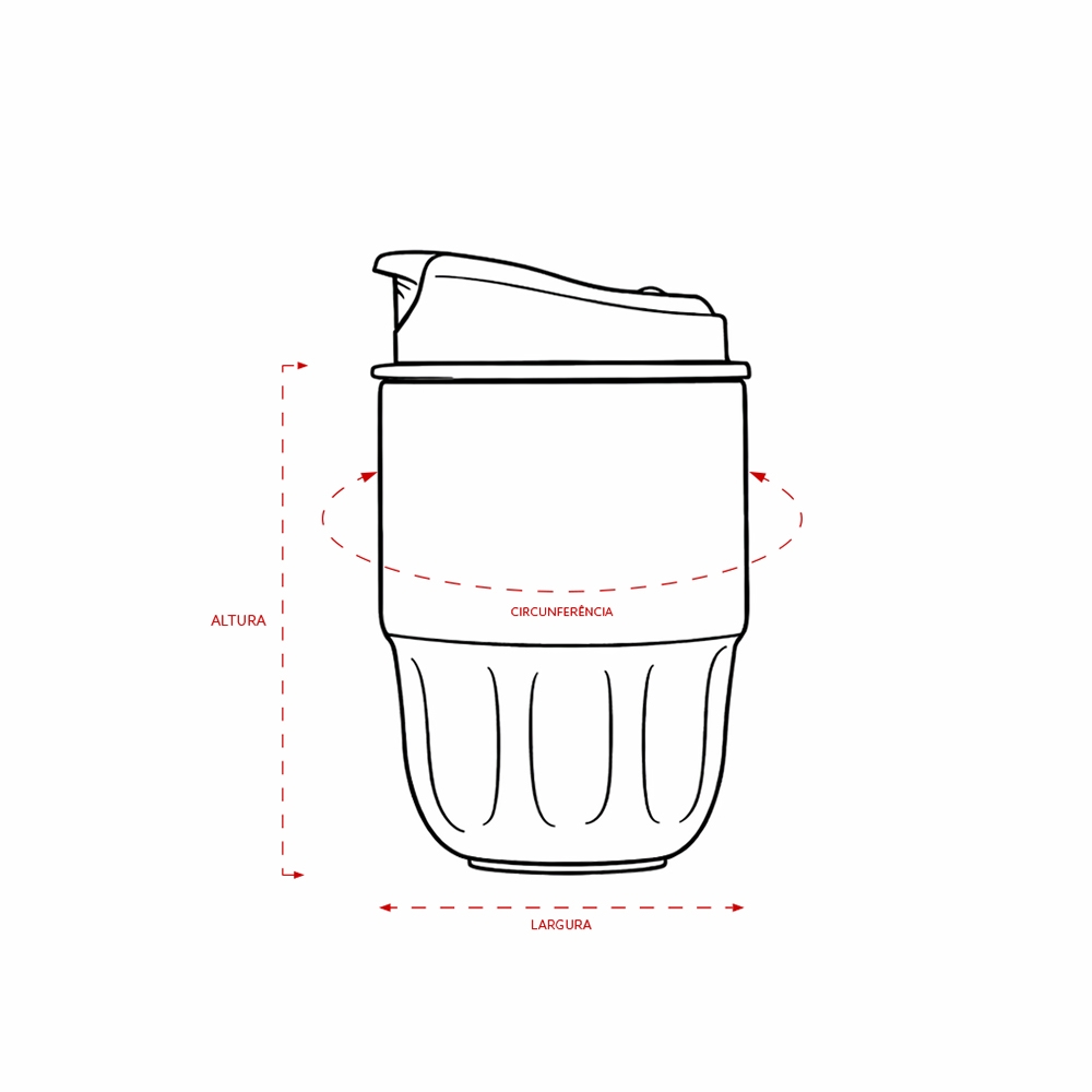 COPO TÉRMICO 250ML personalizada — Copos — vista posterior