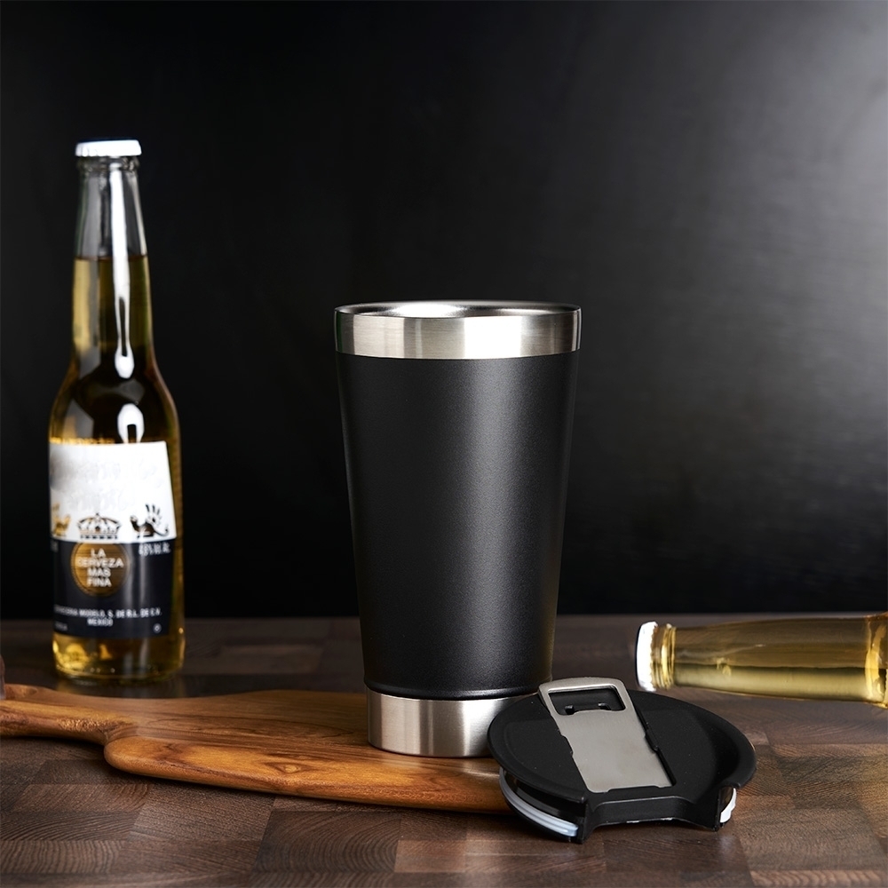 COPO TÉRMICO 500ML *LISO C/ ABRIDOR personalizada — Copos — detalhe de personalização
