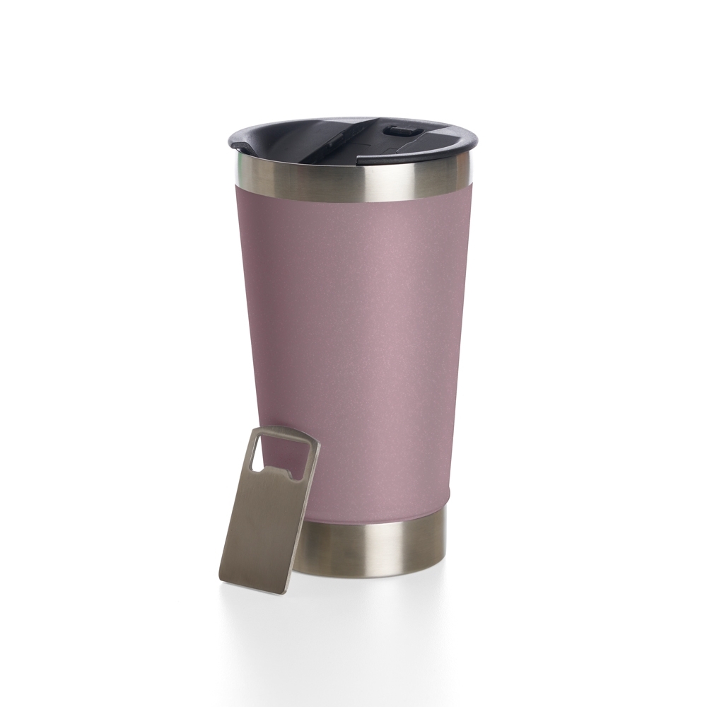 COPO TÉRMICO 500ML *LISO C/ ABRIDOR personalizada — Copos — detalhe do zíper