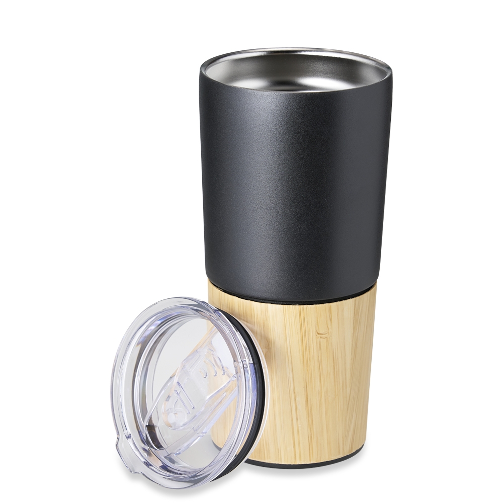 COPO TÉRMICO BAMBU 600ML personalizada — Copos — vista lateral