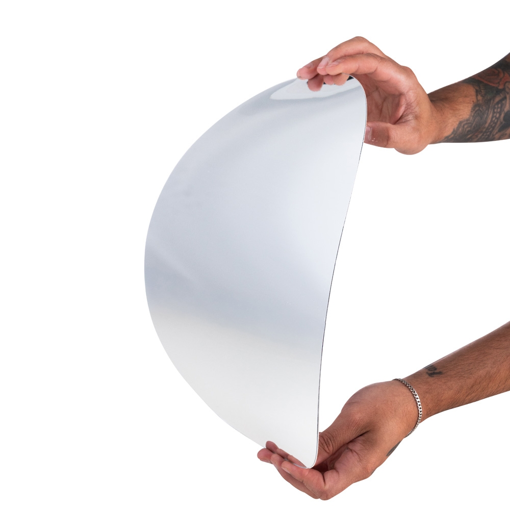 ESPELHO ADESIVO ACRÍLICO OVAL personalizada — Express — vista lateral