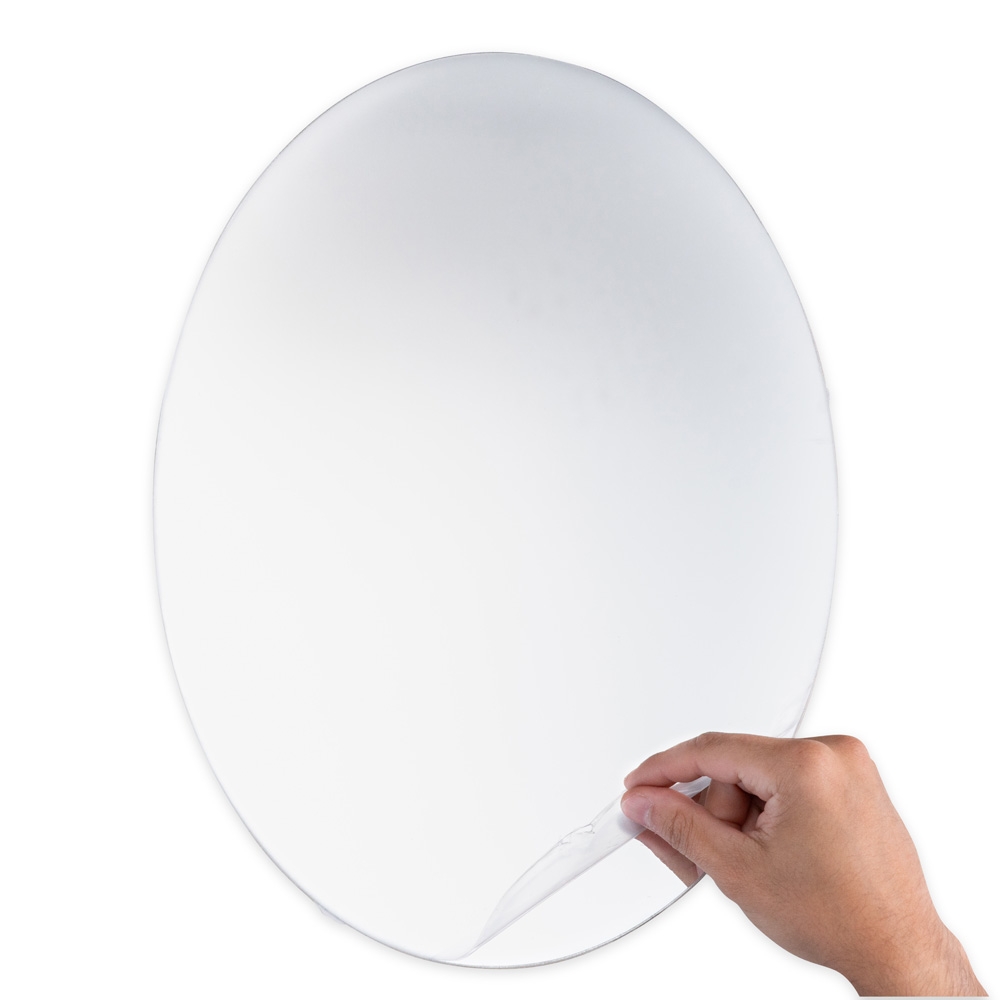 ESPELHO ADESIVO ACRÍLICO OVAL personalizada — Express — detalhe de personalização