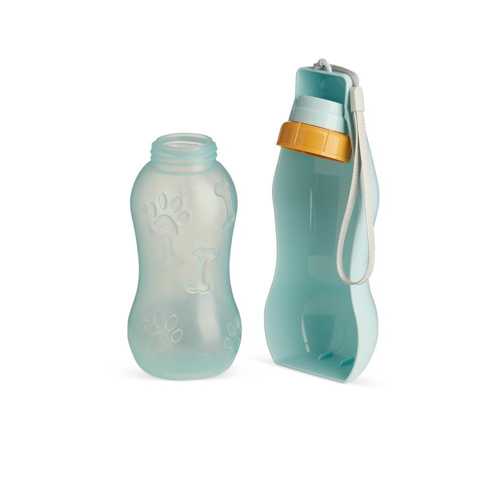 GARRAFA BEBEDOURO PET 400ML personalizada — Garrafas — vista lateral