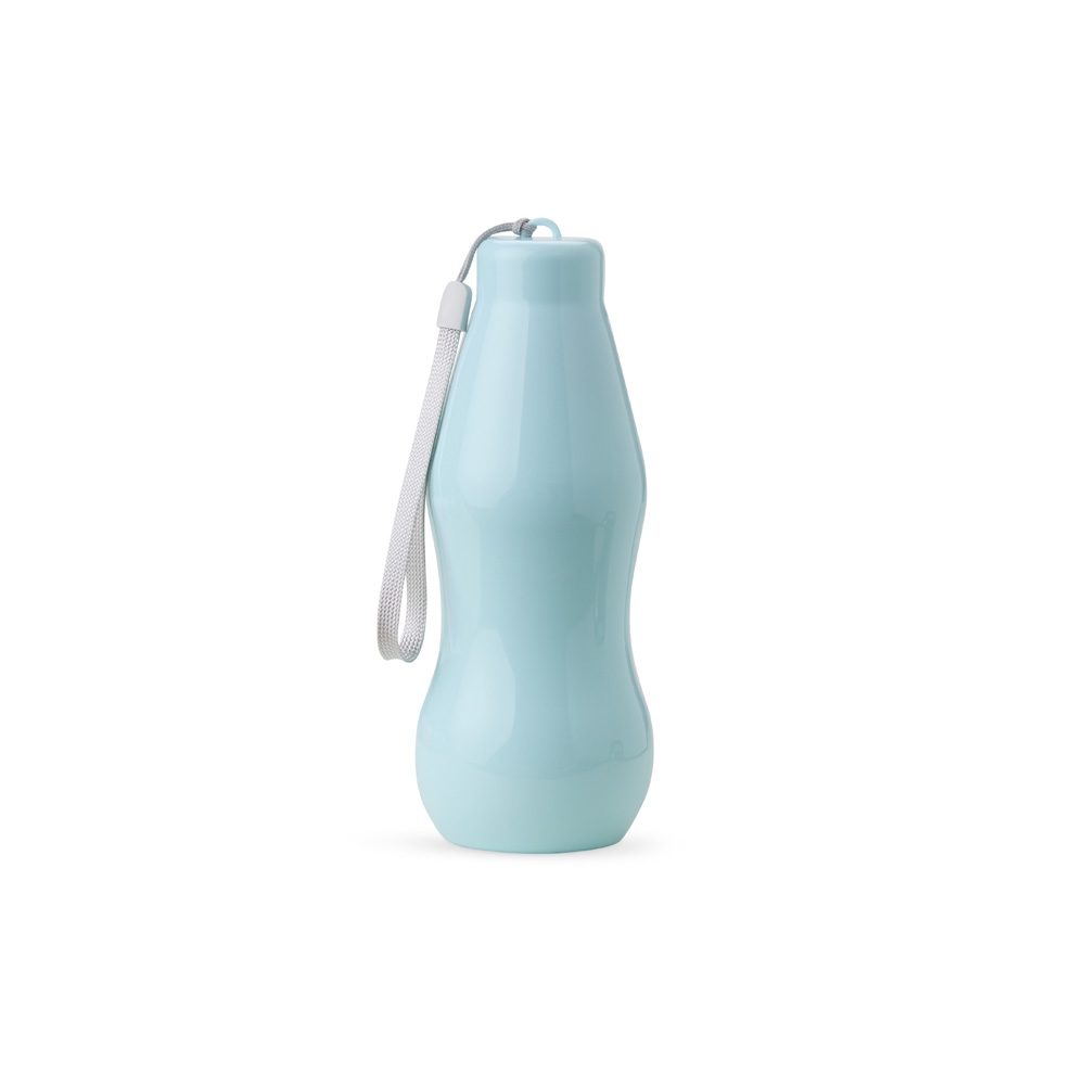 GARRAFA BEBEDOURO PET 400ML personalizada — Garrafas — detalhe de personalização