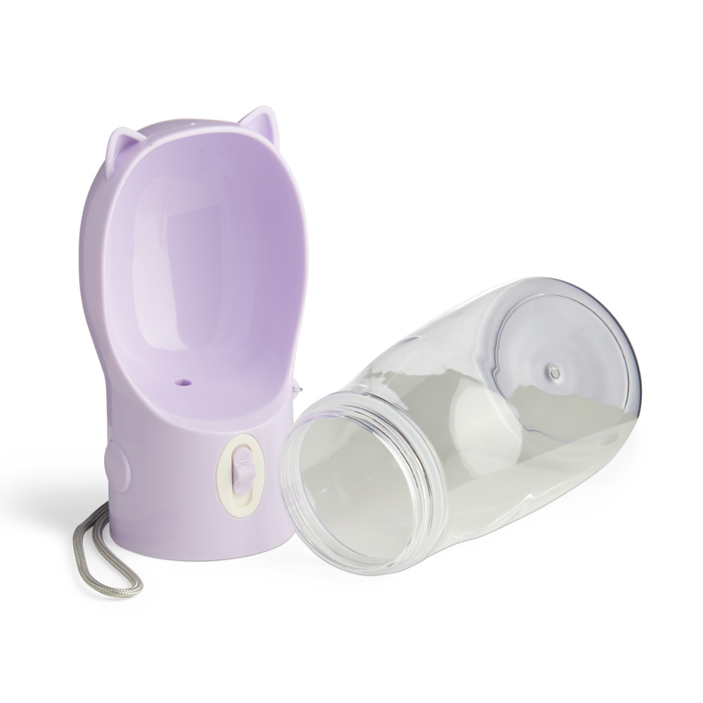 GARRAFA BEBEDOURO PET 420ML personalizada — Garrafas — vista lateral
