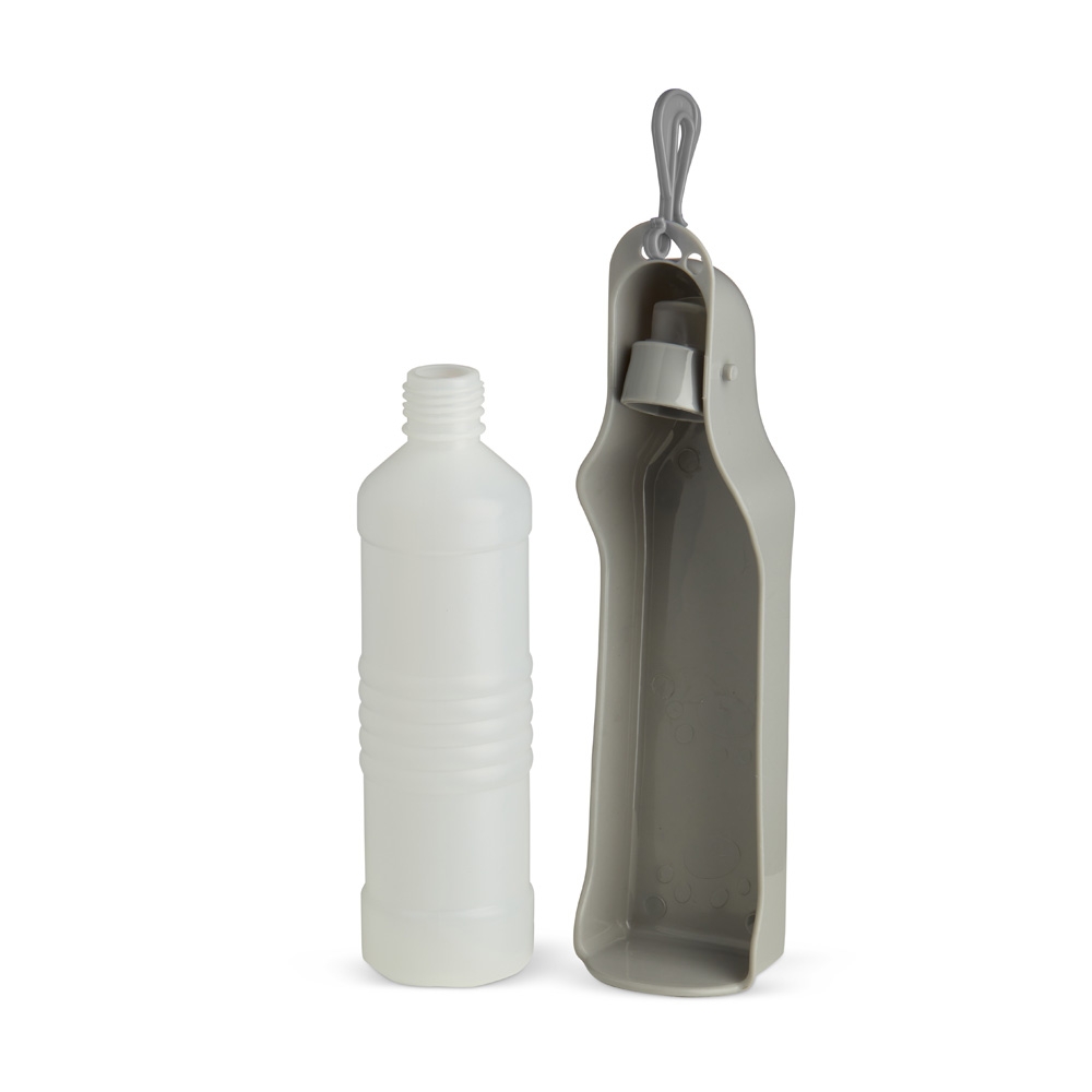 GARRAFA BEBEDOURO PET 420ML personalizada — Garrafas — vista lateral