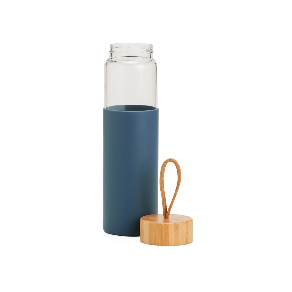GARRAFA EM VIDRO BOROSSILICATO 750ML personalizada — Garrafas — vista lateral