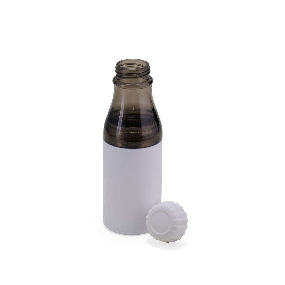 GARRAFA INOX 2 EM 1 600ML personalizada — Garrafas — vista lateral