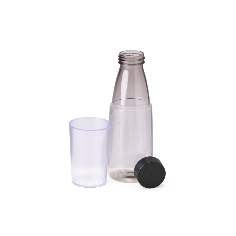 GARRAFA PLÁSTICA 2 EM 1 550ML personalizada — Garrafas — vista lateral