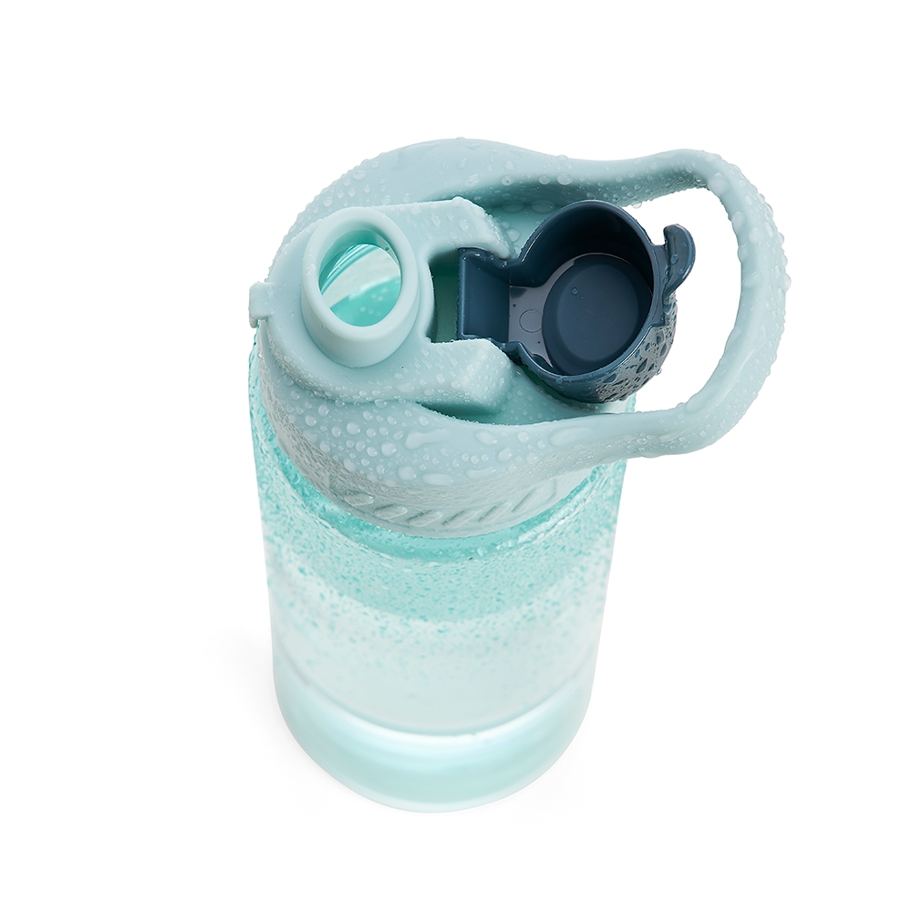 GARRAFA PLASTICA 700ML personalizada — Garrafas — detalhe de costura e acabamento