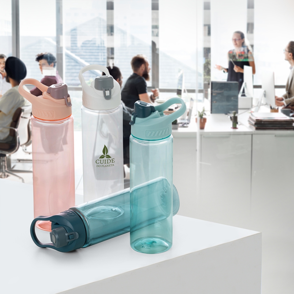 GARRAFA PLASTICA 700ML personalizada — Garrafas — detalhe do zíper
