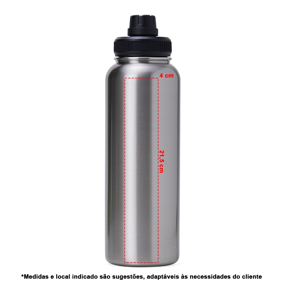 GARRAFA TÉRMICA 1,2 LITROS personalizada — Garrafas — vista posterior