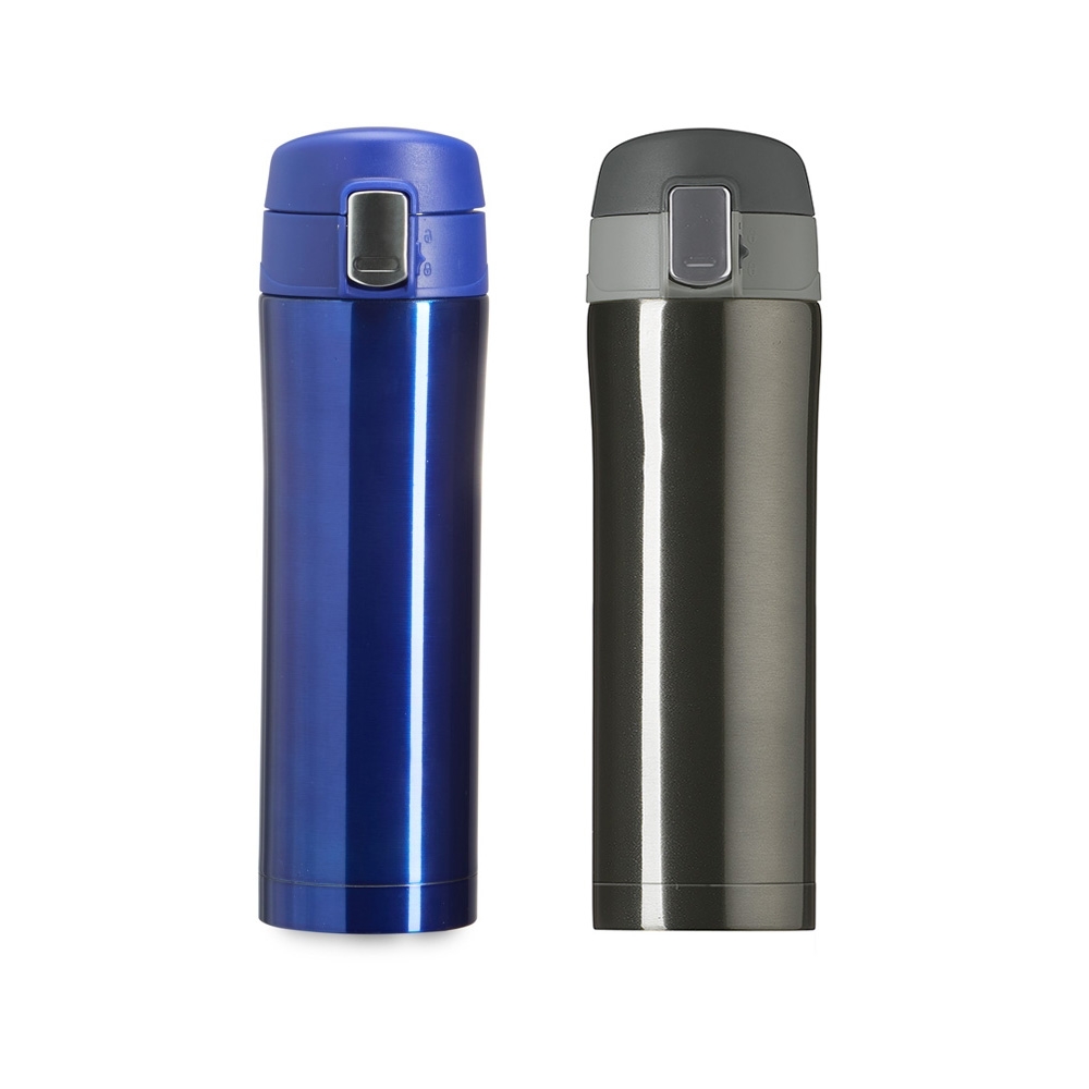 GARRAFA TÉRMICA 450 ML C/ TRAVA personalizada — Garrafas — interior e compartimentos