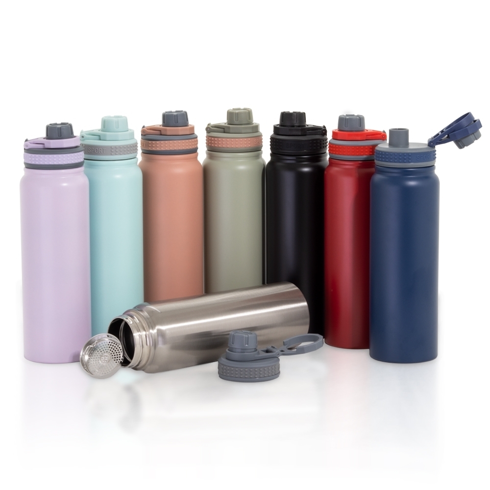 GARRAFA TÉRMICA 850ML personalizada — Garrafas — vista lateral