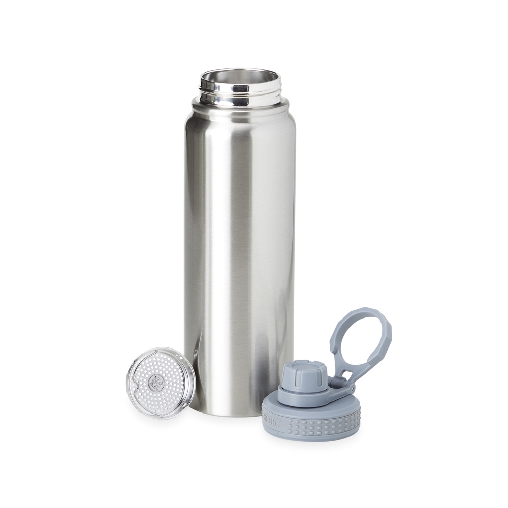 GARRAFA TÉRMICA 850ML personalizada — Garrafas — detalhe de costura e acabamento