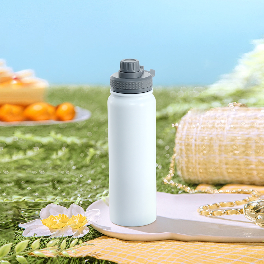 GARRAFA TÉRMICA 850ML personalizada — Garrafas — aplicação em uso