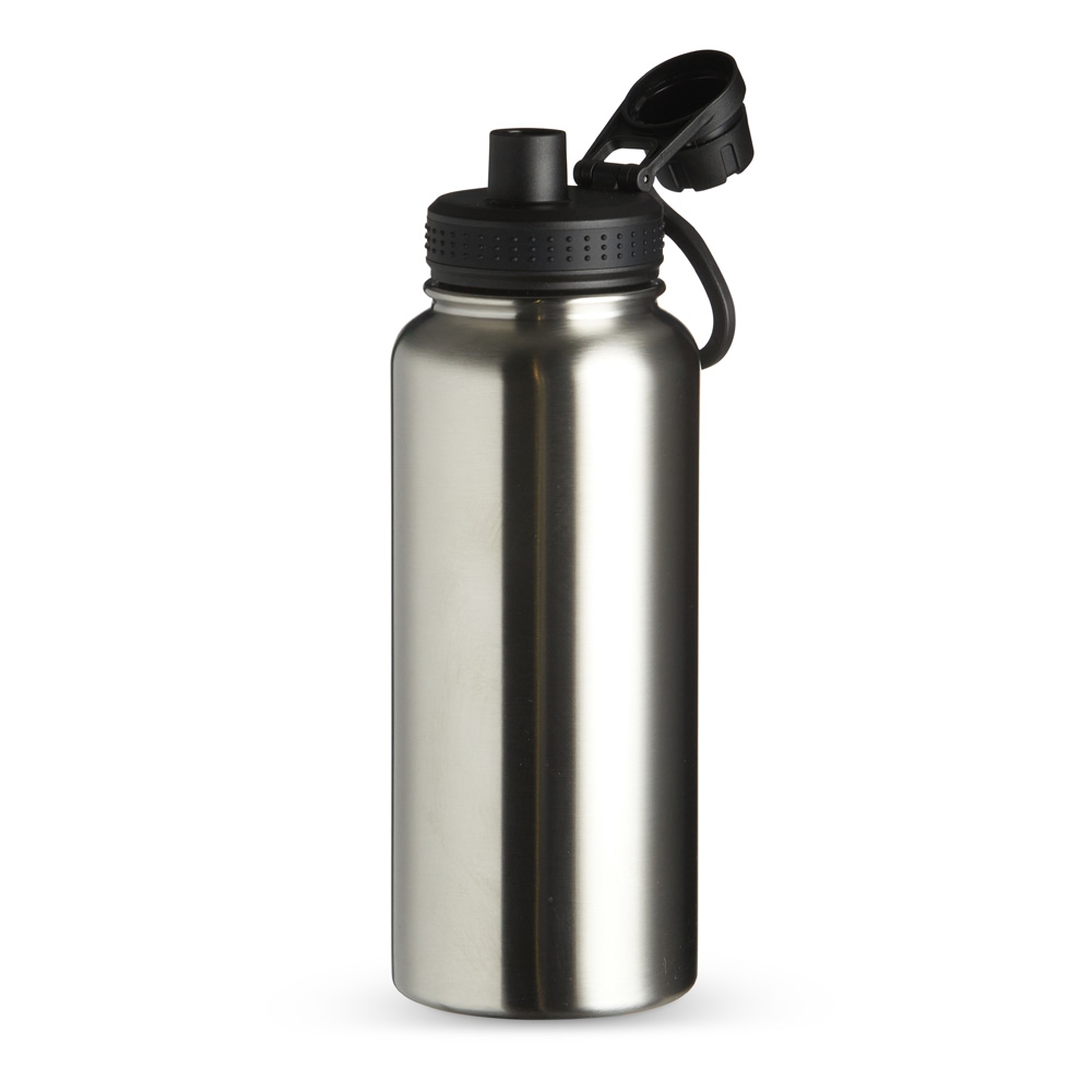 GARRAFA TÉRMICA INOX 1L personalizada — Garrafas — vista lateral