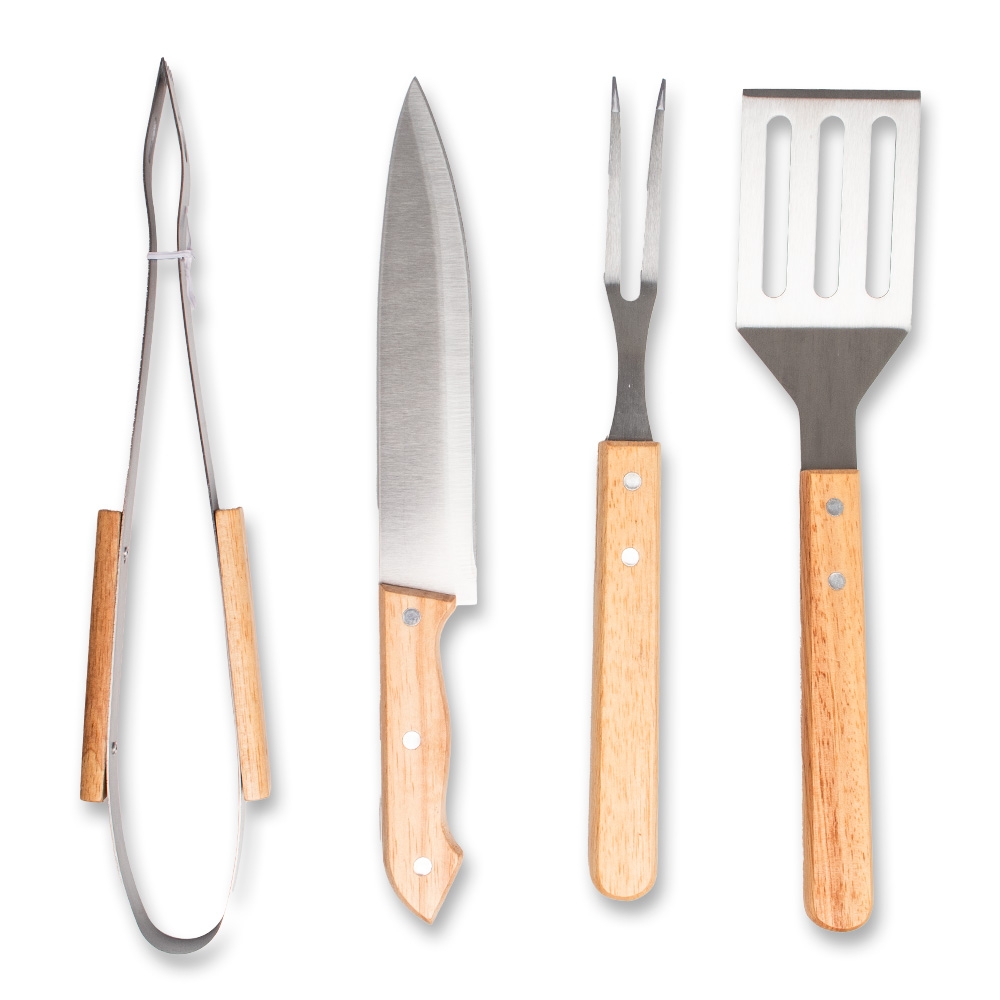 KIT CHURRASCO 4 PEÇAS personalizada — Kit Churrasco — detalhe de costura e acabamento