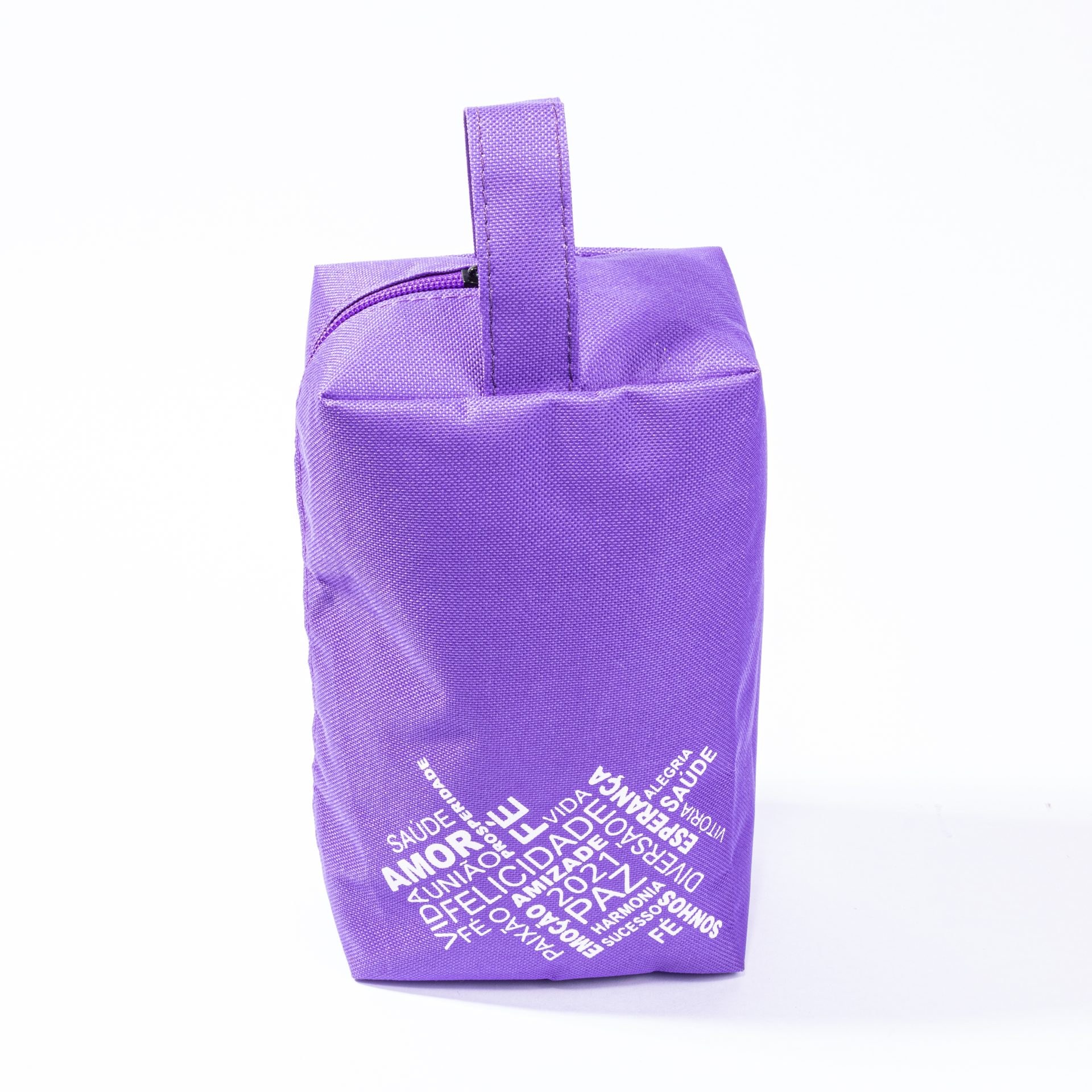 Necessaire Kari personalizada — Necessaires de Nylon Personalizadas — interior e compartimentos